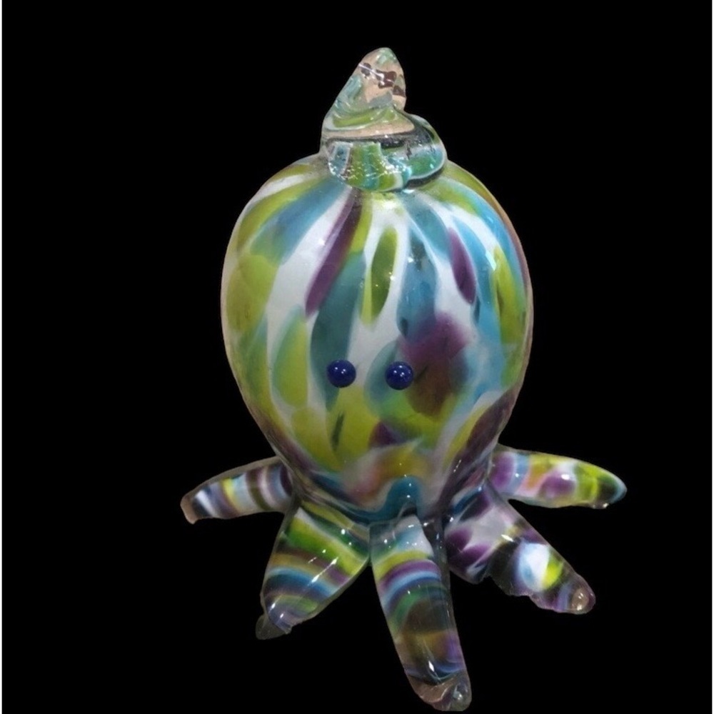 Blown Glass/Octopus/ NWT/ Hand Made/ RARE FIND